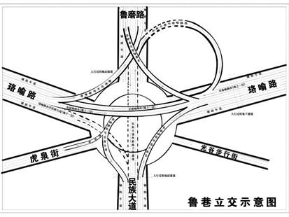 着急鲁巷广场总堵车网友自行设计立交桥